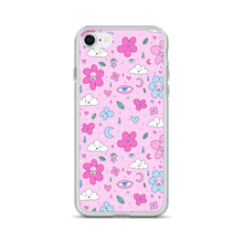 Coque pour iPhone® motif fleurs et têtes