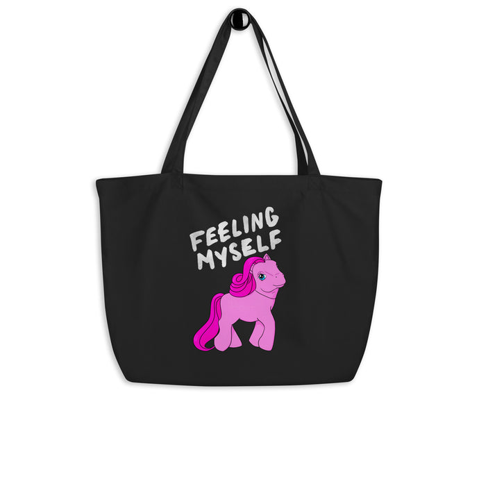 Grand tote bag bio pouliche feeling myself