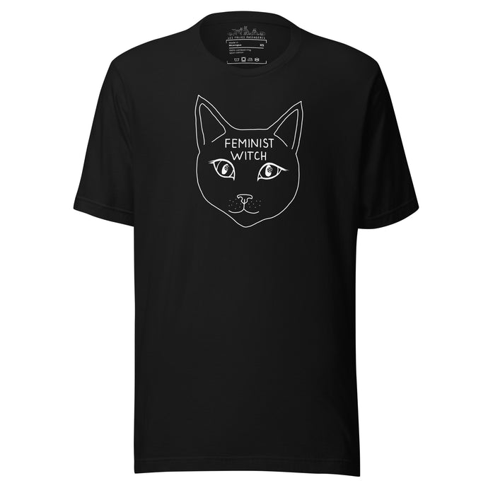 T-shirt unisexe noir feminist witch