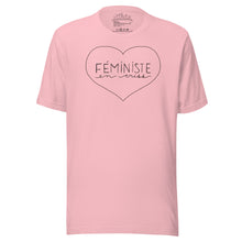 T-shirt unisexe pâle féministe en criss