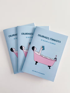 Carnet coloriages - Bullet Journal - Drawfeminism - Dessins feministes