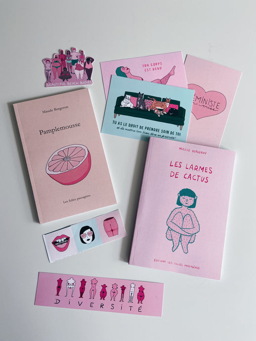 Duo promo romans graphiques + Cartes postales et Stickers