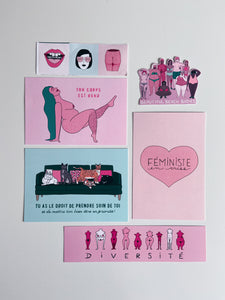 Duo promo romans graphiques + Cartes postales et Stickers